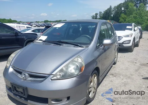 2007 Honda Fit Sport from USA, damaged, VIN JHMGD386X7S056408